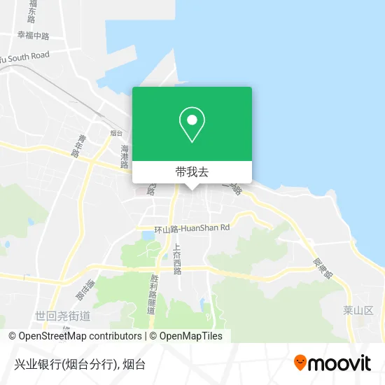 兴业银行(烟台分行)地图