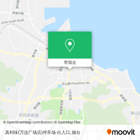 真利味(万达广场店)停车场-出入口地图