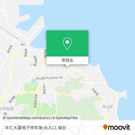 丰汇大厦地下停车场-出入口地图