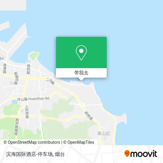 滨海国际酒店-停车场地图