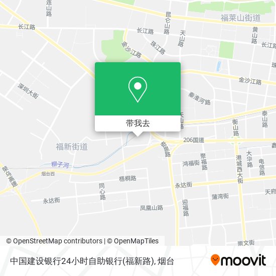 中国建设银行24小时自助银行(福新路)地图