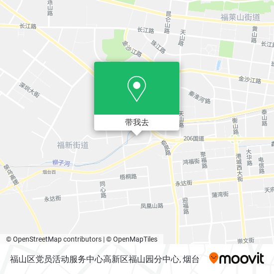 福山区党员活动服务中心高新区福山园分中心地图