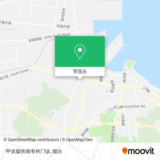 甲状腺疾病专科门诊地图