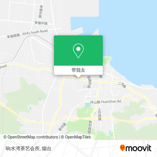 响水湾茶艺会所地图