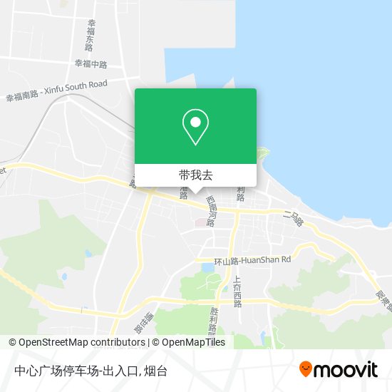 中心广场停车场-出入口地图