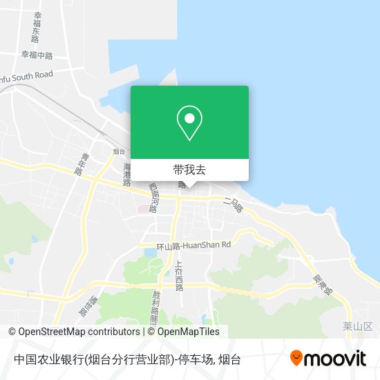 中国农业银行(烟台分行营业部)-停车场地图