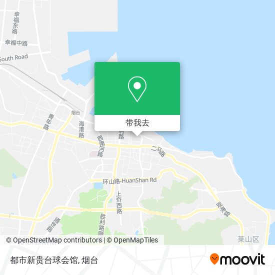 都市新贵台球会馆地图