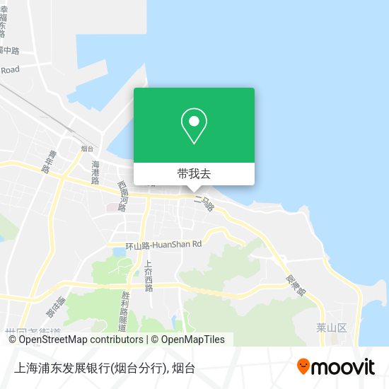 上海浦东发展银行(烟台分行)地图