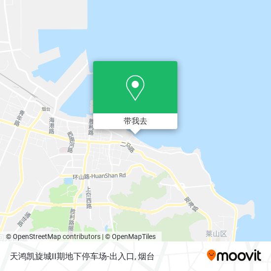 天鸿凯旋城II期地下停车场-出入口地图