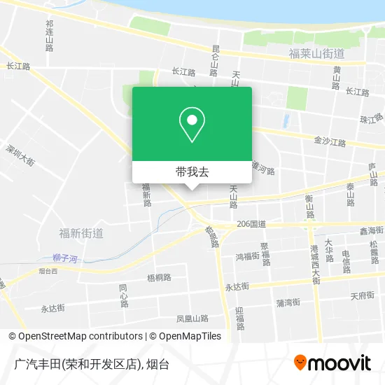 广汽丰田(荣和开发区店)地图