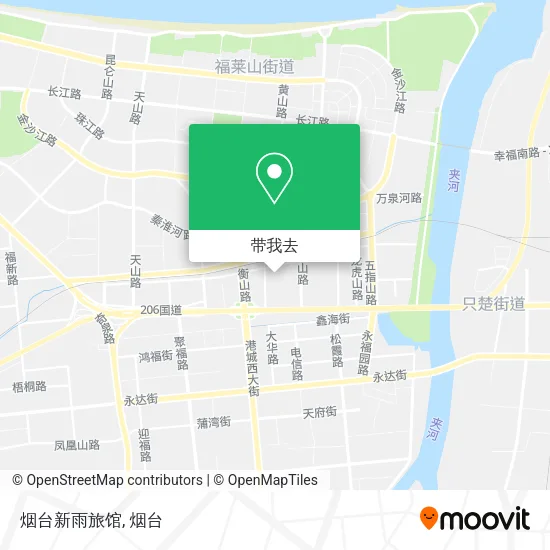 烟台新雨旅馆地图