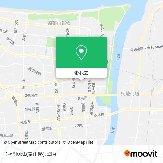 冲浪网城(泰山路)地图