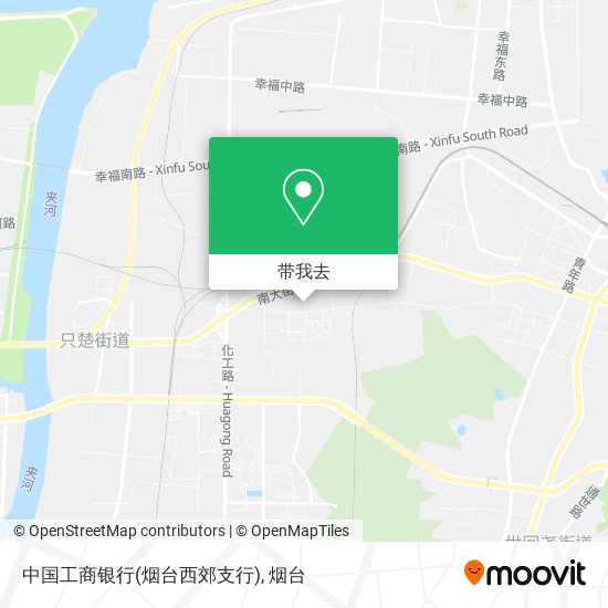 中国工商银行(烟台西郊支行)地图