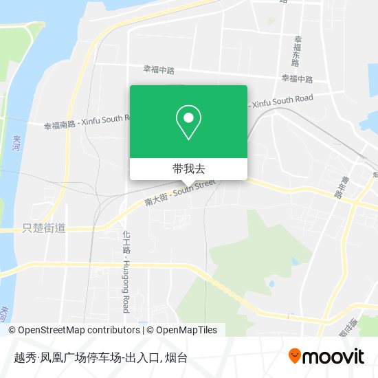 越秀·凤凰广场停车场-出入口地图