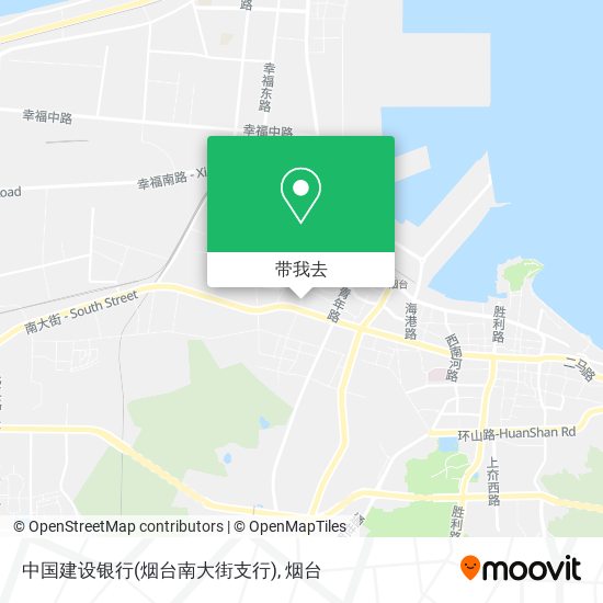 中国建设银行(烟台南大街支行)地图