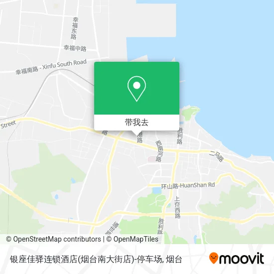 银座佳驿连锁酒店(烟台南大街店)-停车场地图