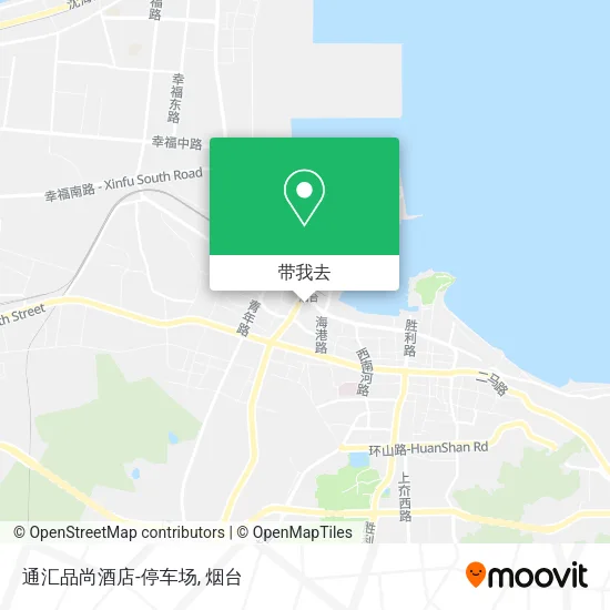通汇品尚酒店-停车场地图