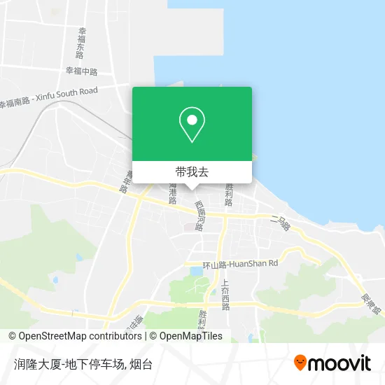 润隆大厦-地下停车场地图