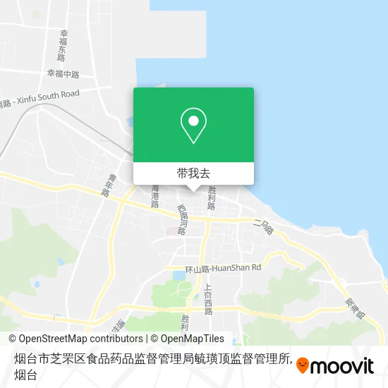 烟台市芝罘区食品药品监督管理局毓璜顶监督管理所地图