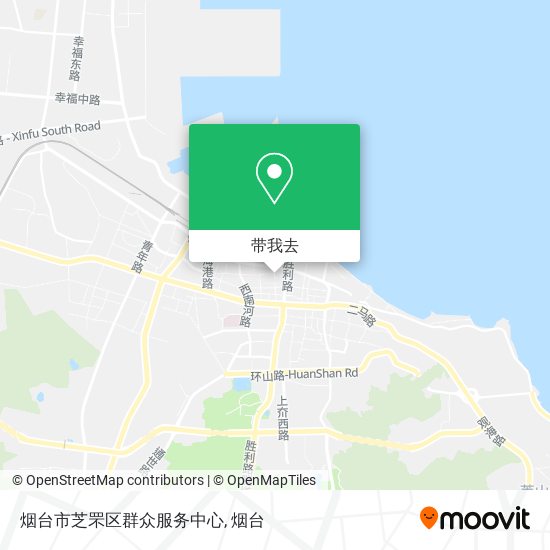 烟台市芝罘区群众服务中心地图