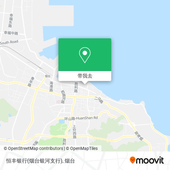 恒丰银行(烟台银河支行)地图