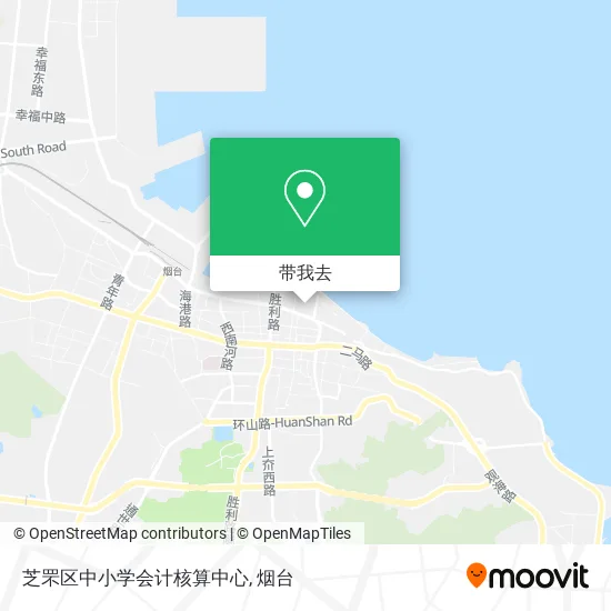 芝罘区中小学会计核算中心地图