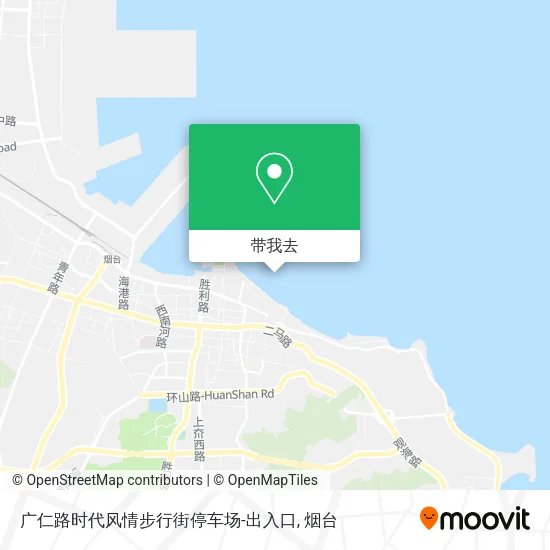 广仁路时代风情步行街停车场-出入口地图