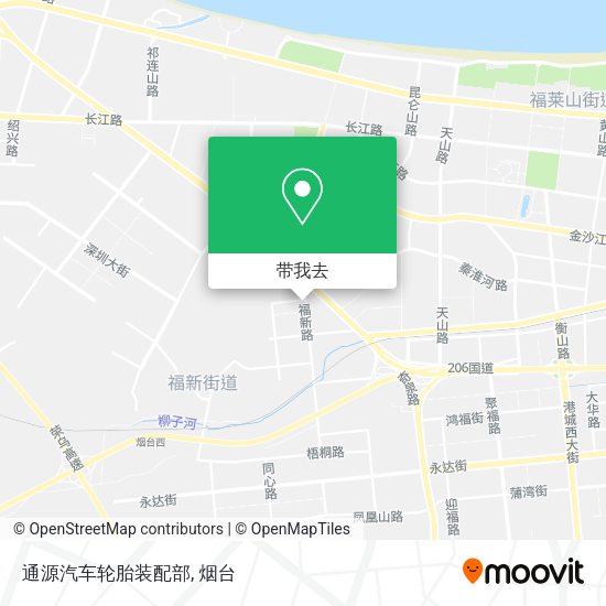 通源汽车轮胎装配部地图