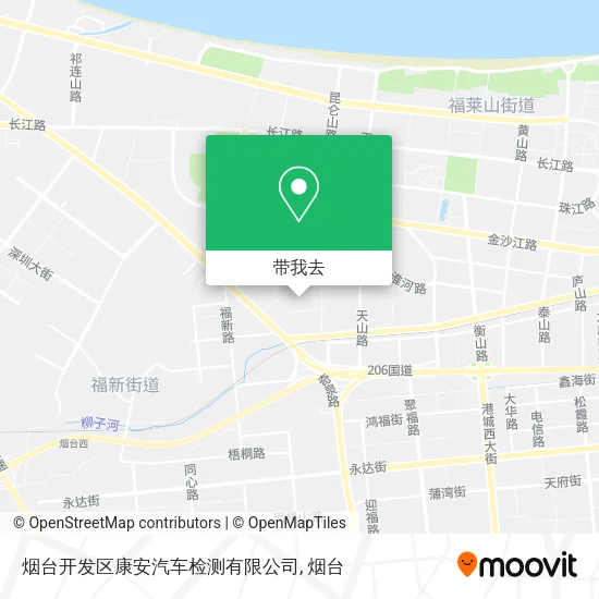 烟台开发区康安汽车检测有限公司地图