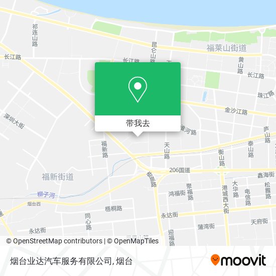 烟台业达汽车服务有限公司地图