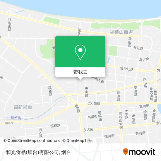 和光食品(烟台)有限公司地图