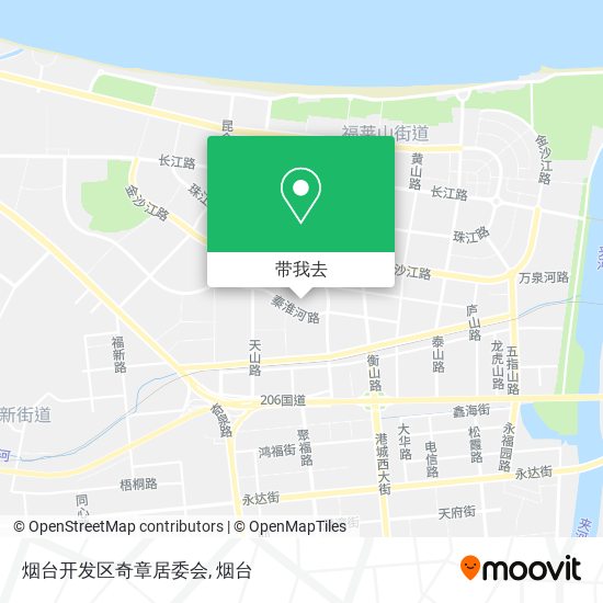 烟台开发区奇章居委会地图