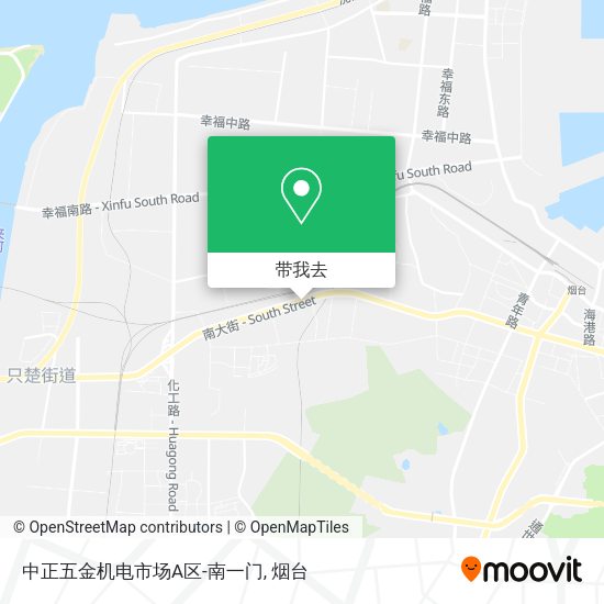 中正五金机电市场A区-南一门地图