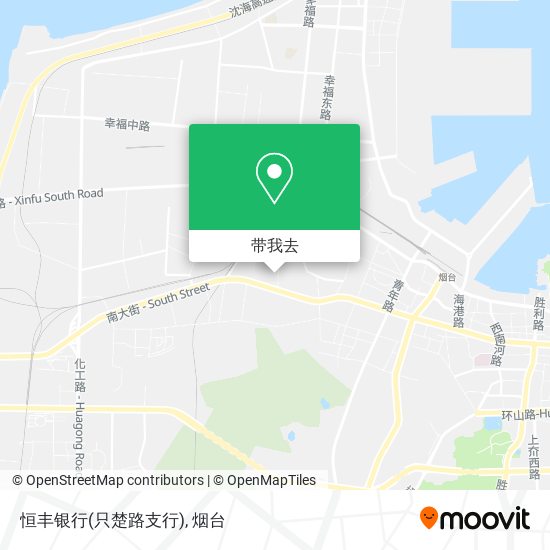 恒丰银行(只楚路支行)地图