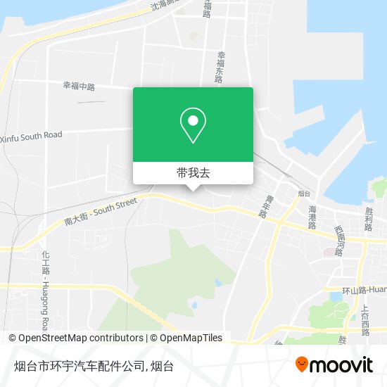 烟台市环宇汽车配件公司地图