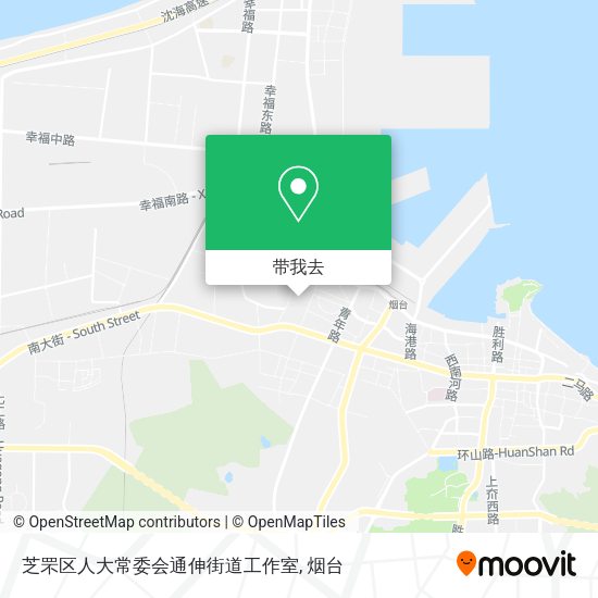 芝罘区人大常委会通伸街道工作室地图