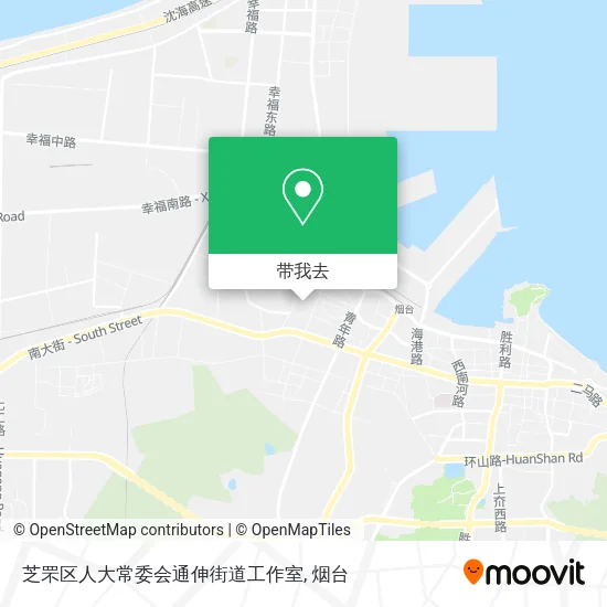 芝罘区人大常委会通伸街道工作室地图