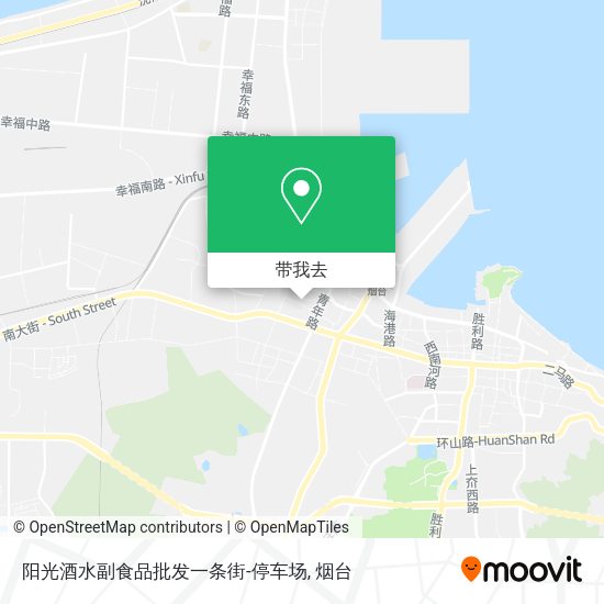 阳光酒水副食品批发一条街-停车场地图