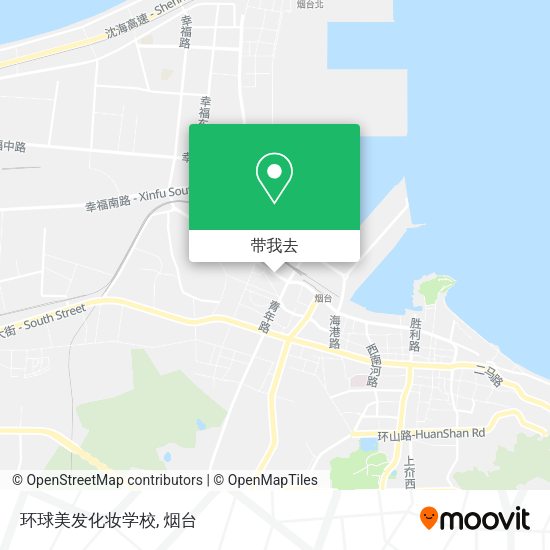 环球美发化妆学校地图