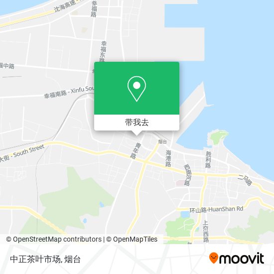 中正茶叶市场地图
