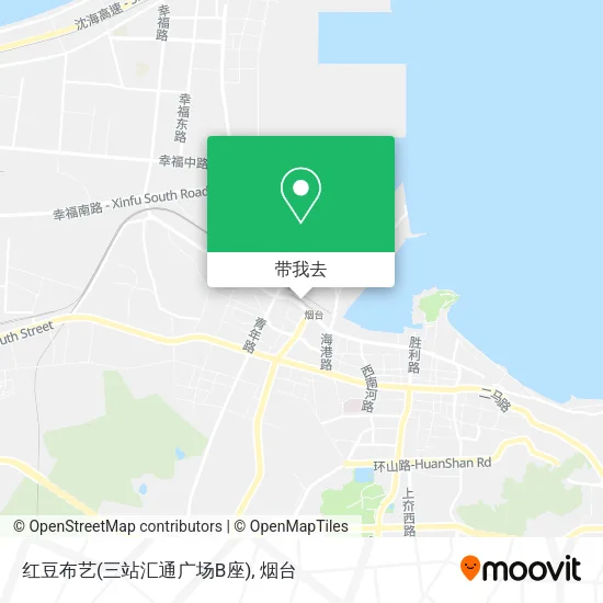 红豆布艺(三站汇通广场B座)地图