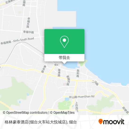 格林豪泰酒店(烟台火车站大悦城店)地图