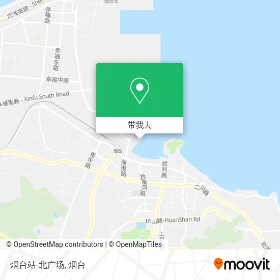 烟台站-北广场地图