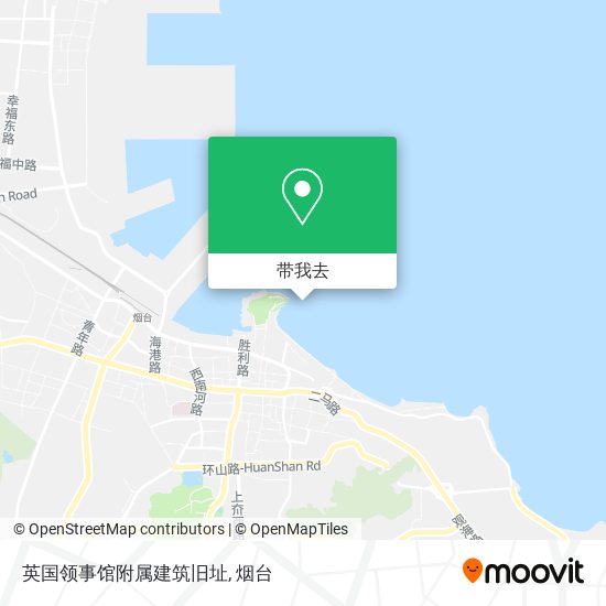 英国领事馆附属建筑旧址地图