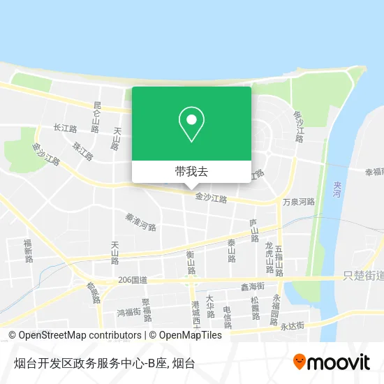 烟台开发区政务服务中心-B座地图