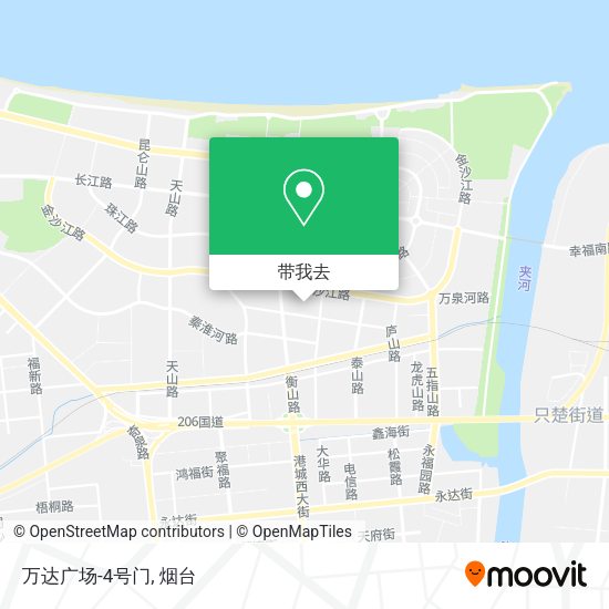 万达广场-4号门地图