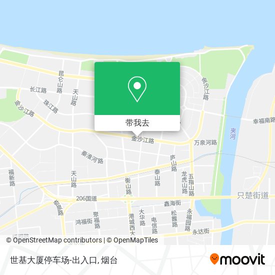 世基大厦停车场-出入口地图
