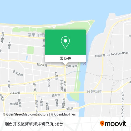 烟台开发区海研海洋研究所地图