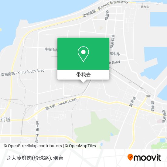 龙大冷鲜肉(珍珠路)地图