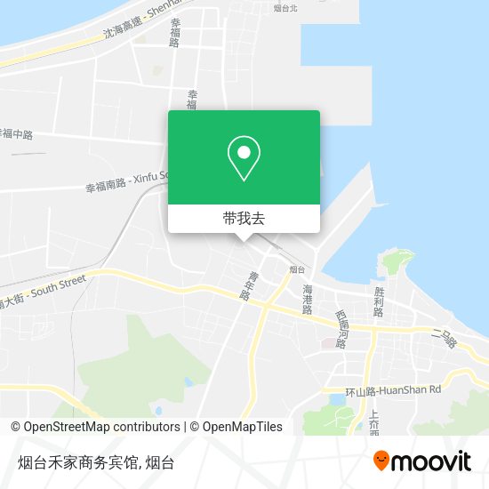 烟台禾家商务宾馆地图